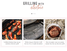 Tablet Screenshot of grillingwithelectric.com